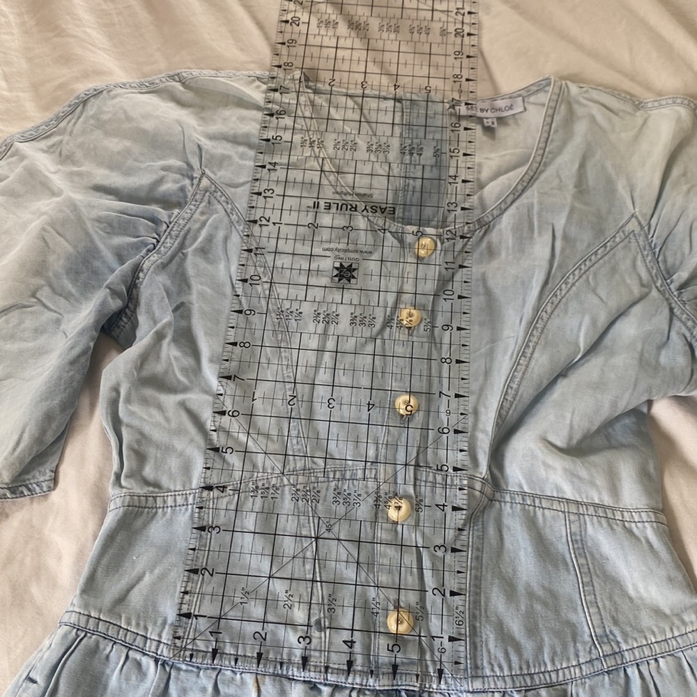 Vintage see by Chloe chambray corset romper 4 - Picture 14 of 17